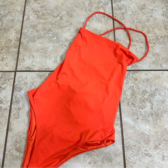New Agua Bendita Kali Solid One-Piece Swimsuit size M - Picture 4 of 13